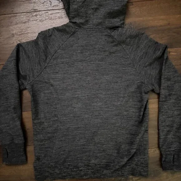 Lululemon Scuba Pullover Heathered Core Dark Grey - Picture 7 of 8